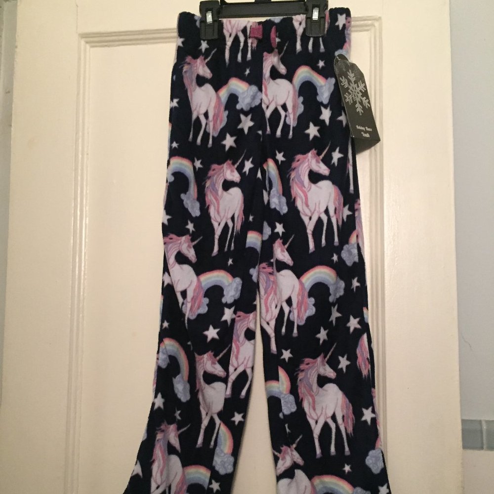 NWT Kids Unicorn PJs size S, L Xmas Holiday Winter
